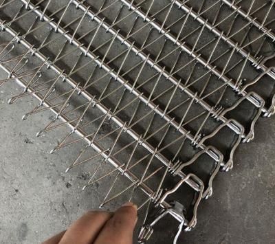 China Heat Resistant Metal Belt Wire Mesh Plate Thickness Range 2 - 3mm for sale