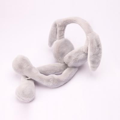 China Earphone Winter Plush Headset Earphones Wired Headphones for sale