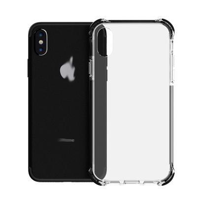 China Cheap Ultra Thin Shockproof Transparent Clear Mobile Phone Case Cover TPU Shockproof Top For iPhoneX 11 12 13 pro max for sale