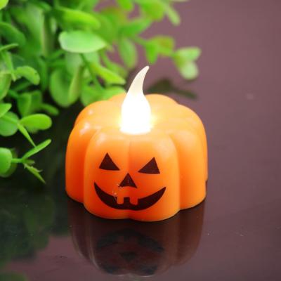 China Wholesale Popular Christmas Decro Bodio 2020 Tiny Pumpkin Candle Shape LED Night Lamp For Halloween Decoration Cute Gift for sale