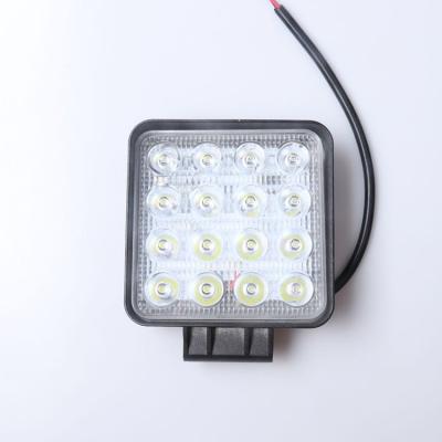 China Aluminum car led work light 48W LED workinglamp 24v 12v off road truck boat 16led lighting for sale