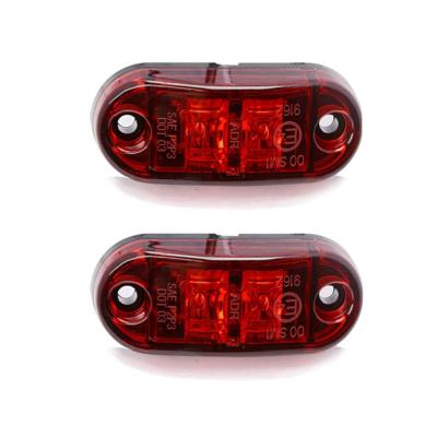 China Stop Tail Turn Light Back Led Lights 10v 30v High Lumen Truck Side Marker Lights 10v 30v High Lumen Crystal Car Yellow Green Red OEM Side Light Blue White for sale