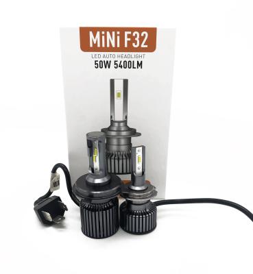 China Aluminum super bright car headlight H7 MINI F32 CAR LED BULB LIGHTS car lights led H4 for sale