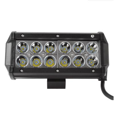 China Fog drive aluminum automotive lighting lights led bar car worklight faros auxiliaries 36W lamp super sportcar lighting for sale