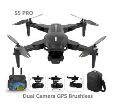 China Dropshipping S5 Pro Mode Dual Mode Dropshipping S5 ESC 720P Camera 720P Brushless Flow UAV Brushless GPS Minimum Flight Time Auto Follow RC Camera Drone For Hobby for sale