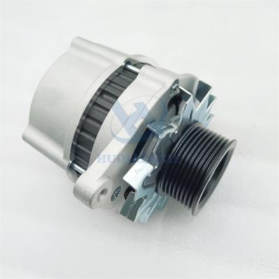 China 12V 75A Excavator Spare Parts Alternator RE505895 For C6.6 Engine 270 280 6100B 6110B Generator for sale