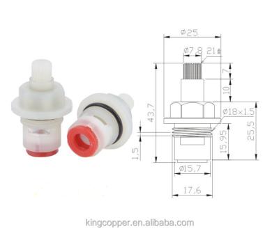 China Ceramic plastic quick open ceramic cartridge for sale