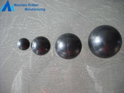 China Smooth Surface Ozone Resistance rubber Balls, Silicone / ABS Rubber Covered Roller for sale