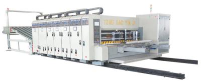 China Automatic High Speed Four Color Printing Slotting and Die-cutting Mahcine with Stacker for sale