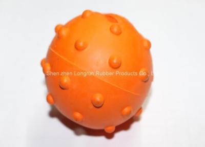 China Natural Hollow Rubber Ball Rubber Pet Toys Small Hollow Plastic Balls for Dogs for sale