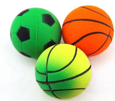 China Educational sponge rubber pet dog toy tennis balls for Chihuahua for sale