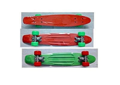 China Kundenspezifische PVC-Rad-Fisch-Form-Plastikskateboard mit Aluminium-LKW 22,5