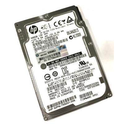 China Original Hdd hpe 600GB SAS 15k hdd hard disk drive 600gb enterprise disks hard drives for sale