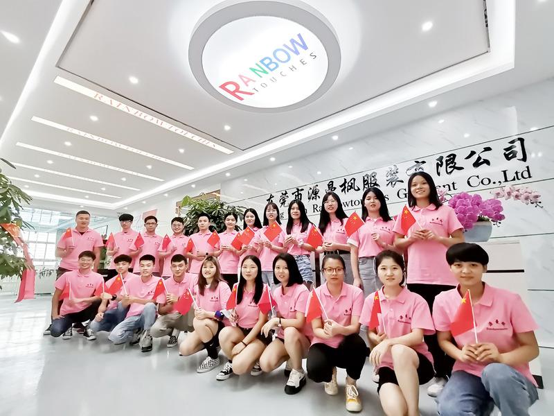 Verified China supplier - Dongguan Rainbow Touches Garment Co., Ltd.