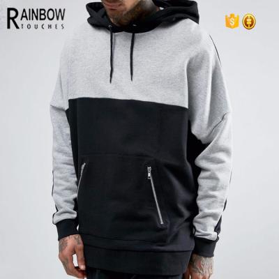 China OEM Anti-pilling Manufacturer Custom Cheap French Terry Longline Hoodies For Men for sale