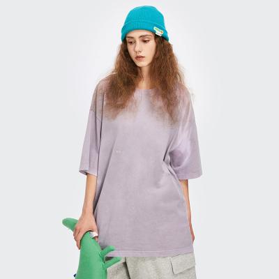 China Unisex Anti-Shrink Oversized Color Changing Heat Sensitive T-Shirt for sale