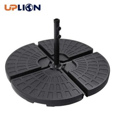 China Uplion 4-Piece Water Umbrella Modern Base Water Garden Umbrella Parasol Plastic Base for sale