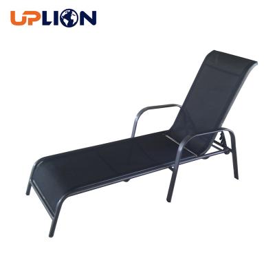 China Modern Outdoor Beach Folding Bed Chair Garden Textoline Lounger for sale