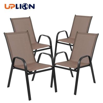 China Uplion modern popular hot selling knock down outdoor steel tube frame chair garden chairs for sale for sale