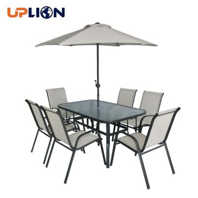 China Modern Uplion 8pcs Set Outdoor Furniture Garden Set for sale