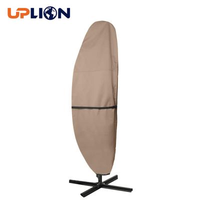 China Durable Waterproof Uplion Banana Umbrella Cover Patio Sunshade Cover Outdoor Offset Garden Parasol Umbrella Cover for sale