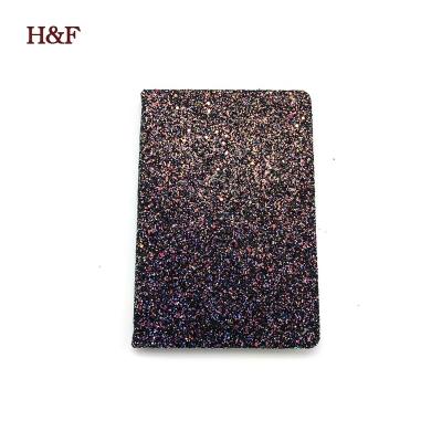 China PU Glossy Cover Customized Women's A5 Leather Notebook Hardcover Book for sale