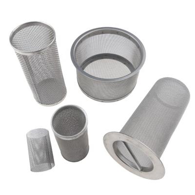 China Liquid Filtration Custom Stainless Steel Oil Filter Industrial Screen Filter Stainless Steel Screen Tube for sale