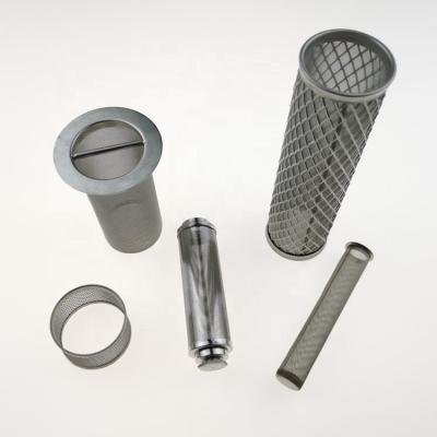 China Reusable double-layer oil filter adopts stainless steel filter screen and perforated pipe for sale