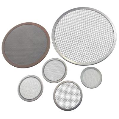 China Filtration Equipment Round Shape Stainless Steel Wire Mesh Disc Woven Wire Mesh Filter Sheet for sale