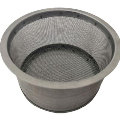 China Factory Cup Shape 304 Stainless Steel Filter Basket Bucket Strainer for sale