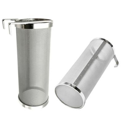 China Custom Brew Beer Filtration Process Stainless Steel 50 Micron Grain Brew Filter Mesh Cartridge for sale