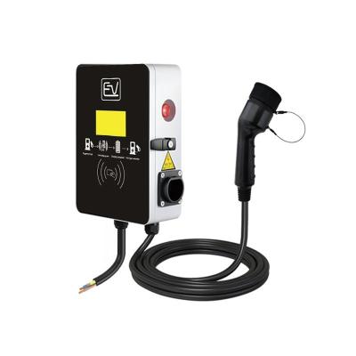 China PC9330 App Control EN AC Battery EV Charger 11kW 380V 16A Wallbox Charging Station Charging Type - 2 5M Plug for sale