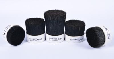 China Natural black boiled bristles for sale