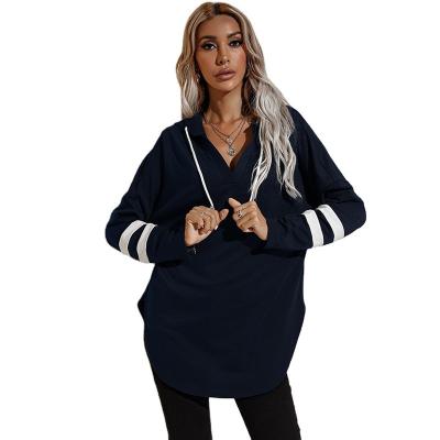 China Anti-Wrinkle Autumn/Winter Women's Oversized Pullover Tops For Ladies Long Sleeve Pullover Women Hoodies Sweatshirt for sale