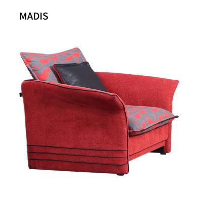 China Red Simple Minimalist Business Meeting Office Rotation Large Sofa Chair for sale