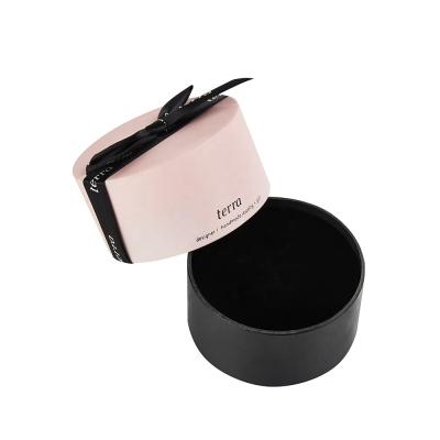 China Recyclable Unique Rigid Paper Tube Luxury Necklace Display Box Round Jewelry Packaging Gift for sale