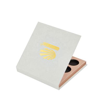 China Wholesale Custom Recyclable Luxury Magnetic Rigid Cardboard Private Label Gift Paper Packaging Palette Pan Empty Eyeshadow Box for sale