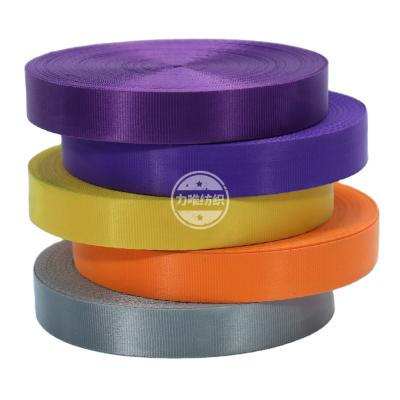 China Factory 10mm 13mm 20mm Imitation Nylon Straps Various Sizes Durable Custom Colors Stocked Belts Straps for sale