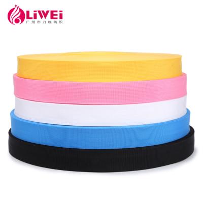 China The viable wholesale webbing of polypropylene pp webbing storage tape for clothes/shoes bags for sale