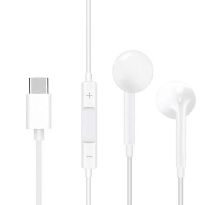 China 2022 Hot Selling Convenient Amazon Usb C Wired Earphones Type-c Earbuds For Huawei Type-c Wired Earbuds For Samsung for sale