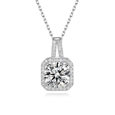 China Hot CLASSIC Cubic Zirconia Stone Zircon Jewelry Brand Necklace Jewelry 925 Sterling Silver CZ Jewelry for sale