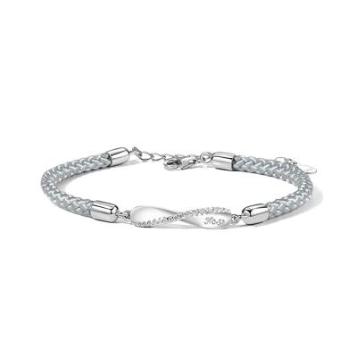 China HS-S1SLYS210022 S925 CLASSIC Silver Couple Bracelet for sale