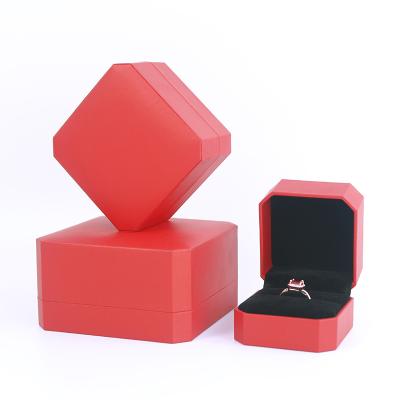 China HS-B170002 Embryo plastic flat octagonal jewelry box for sale