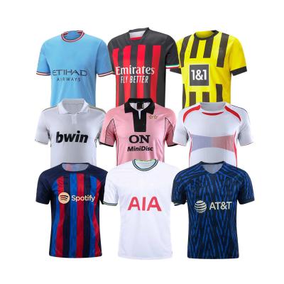 China Sets 2023 New Season Wholesale Custom Club Logo Thai Quality Soccer Uniforms Sets Sublimation Printing Football Wear for sale