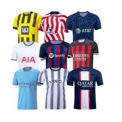 China Square New 2023 Custom Jersey Quality Soccer Sports Wear Set For Mens New Season Club Soccer Uniforms Offer Sale for sale