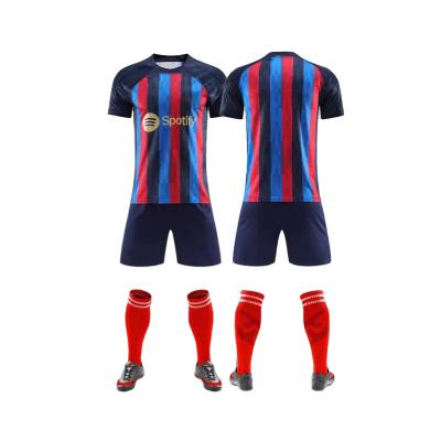 China 2023 New Soccer Uniform Sets Sublimated New Model Designs For Mens High Quality Training Soccer Uniform Jersey for sale