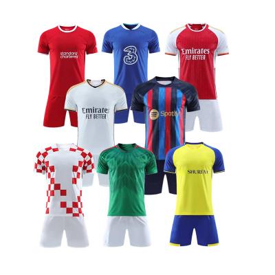 China Sets New Season High Quality Sports Use Uniform Set Custom Youth Latest Design American Football Training Vest Soccer Shirts for sale