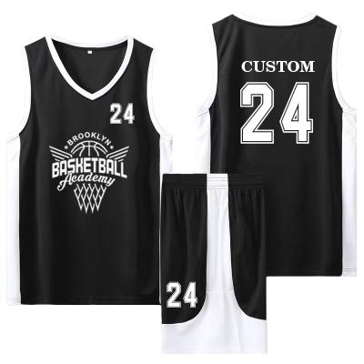 China New Breathable High Quality Authentic Sublimation Customized Logo Name Basketball Uniform Youth Basketball Tank Top for sale