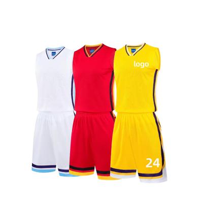 China Breathable 22-23 New Sublimated Basketball Jersey Double Sided Reversible Basketball Players Basket Ball Uniform Wear for sale