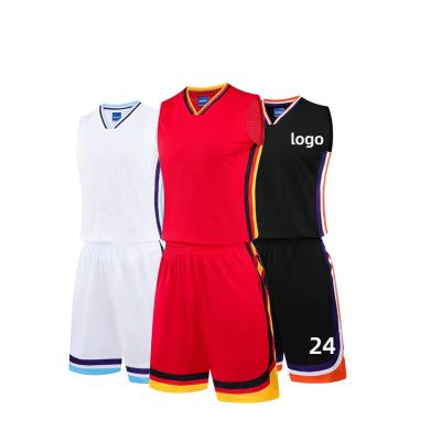 China 2023 Breathable New Design Tank Top For Hot Selling 100%Polyester Basketball Full Sleeveless Sublimation Basketball Uniforms for sale